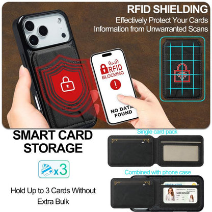 LC.IMEEKE L3 Series Detachable RFID Card Bag Magsafe Phone Case, For iPhone 18 Pro / 17 Pro, For iPhone 18 Pro Max / 17 Pro Max, For iPhone 17e / 16e, For iPhone 17