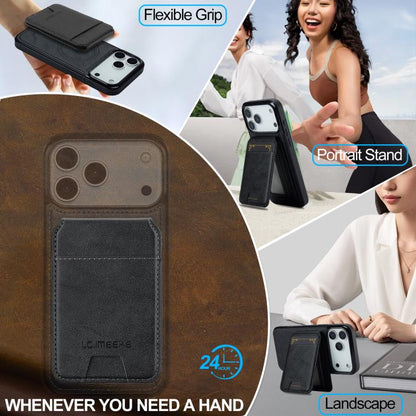 LC.IMEEKE L3 Series Detachable RFID Card Bag Magsafe Phone Case, For iPhone 18 Pro / 17 Pro, For iPhone 18 Pro Max / 17 Pro Max, For iPhone 17e / 16e, For iPhone 17