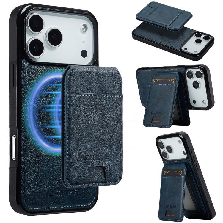LC.IMEEKE L3 Series Detachable RFID Card Bag Magsafe Phone Case, For iPhone 18 Pro / 17 Pro, For iPhone 18 Pro Max / 17 Pro Max, For iPhone 17e / 16e, For iPhone 17
