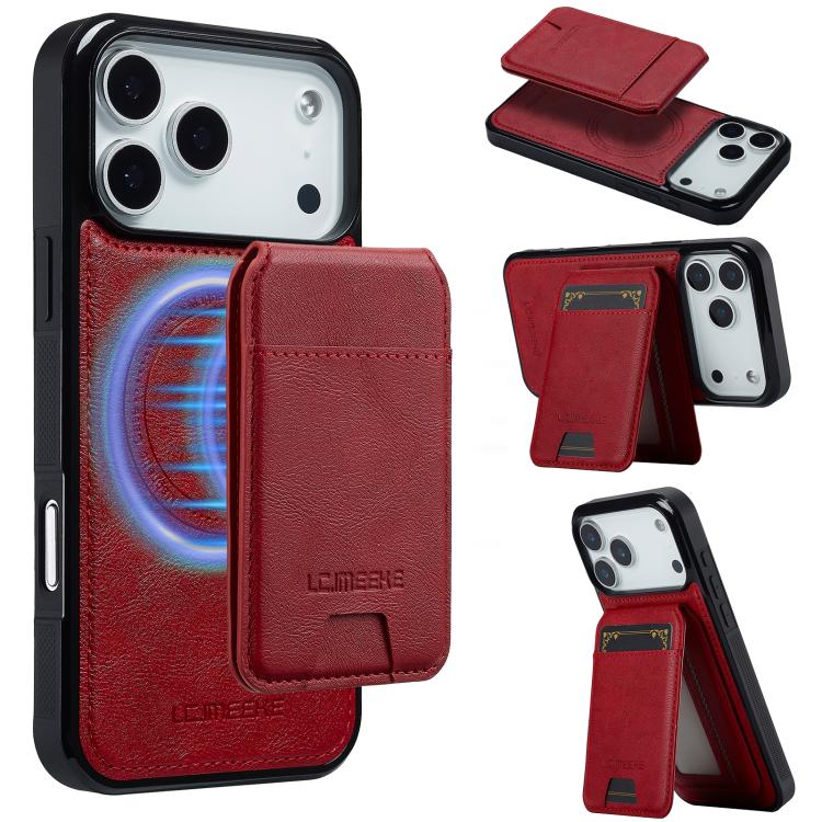 LC.IMEEKE L3 Series Detachable RFID Card Bag Magsafe Phone Case, For iPhone 18 Pro / 17 Pro, For iPhone 18 Pro Max / 17 Pro Max, For iPhone 17e / 16e, For iPhone 17