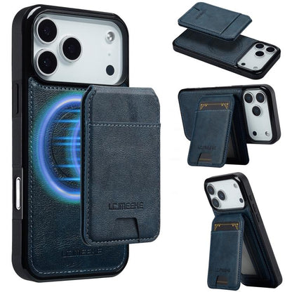 LC.IMEEKE L3 Series Detachable RFID Card Bag Magsafe Phone Case, For iPhone 18 Pro / 17 Pro, For iPhone 18 Pro Max / 17 Pro Max, For iPhone 17e / 16e, For iPhone 17