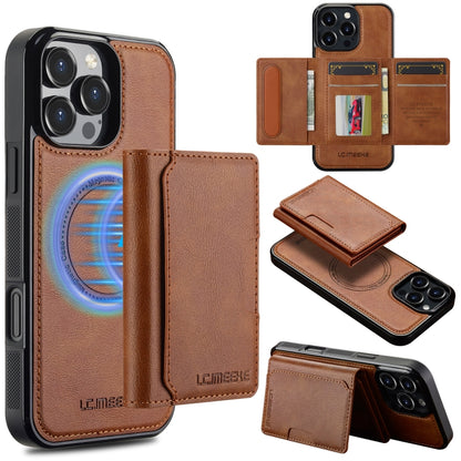 LC.IMEEKE L5 Series Detachable RFID Card Bag Magsafe Phone Case, For iPhone Air, For iPhone 16 Pro Max, For iPhone 16 Pro, For iPhone 16 Plus