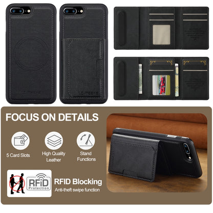 LC.IMEEKE L5 Series Detachable RFID Card Bag Magsafe Phone Case, For iPhone 17e / 16e, For iPhone 17 Pro Max, For iPhone 17 Pro, For iPhone 17