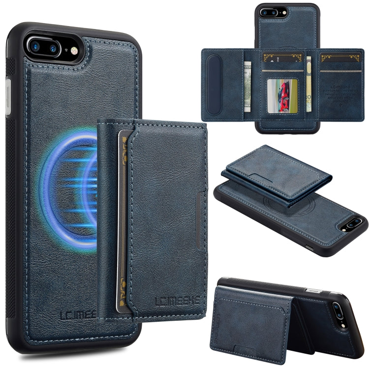 LC.IMEEKE L5 Series Detachable RFID Card Bag Magsafe Phone Case, For iPhone SE 2022 / 2020, For iPhone 13 mini, For iPhone XS / X, For iPhone XR