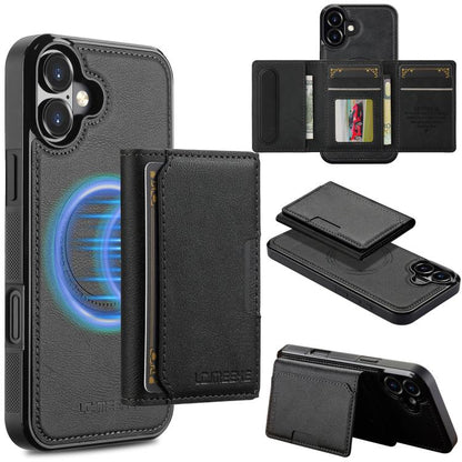 LC.IMEEKE L5 Series Detachable RFID Card Bag Magsafe Phone Case, For iPhone 18 Pro / 17 Pro, For iPhone 18 Pro Max / 17 Pro Max, For iPhone 17e / 16e, For iPhone 17