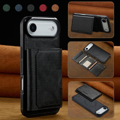 LC.IMEEKE L5 Series Detachable RFID Card Bag Magsafe Phone Case, For iPhone Air, For iPhone 16 Pro Max, For iPhone 16 Pro, For iPhone 16 Plus