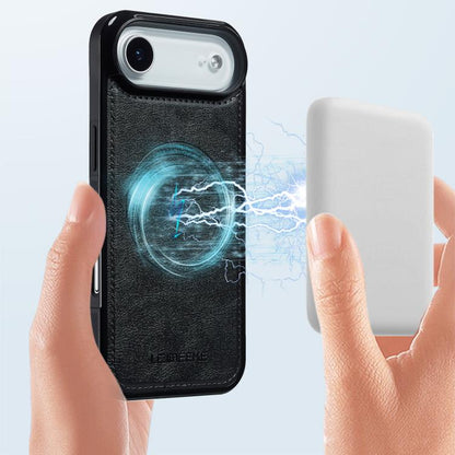 LC.IMEEKE L5 Series Detachable RFID Card Bag Magsafe Phone Case, For iPhone Air, For iPhone 16 Pro Max, For iPhone 16 Pro, For iPhone 16 Plus