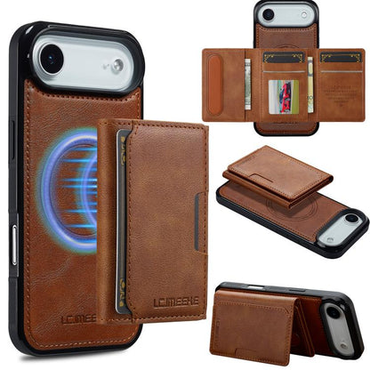 LC.IMEEKE L5 Series Detachable RFID Card Bag Magsafe Phone Case, For iPhone Air, For iPhone 16 Pro Max, For iPhone 16 Pro, For iPhone 16 Plus