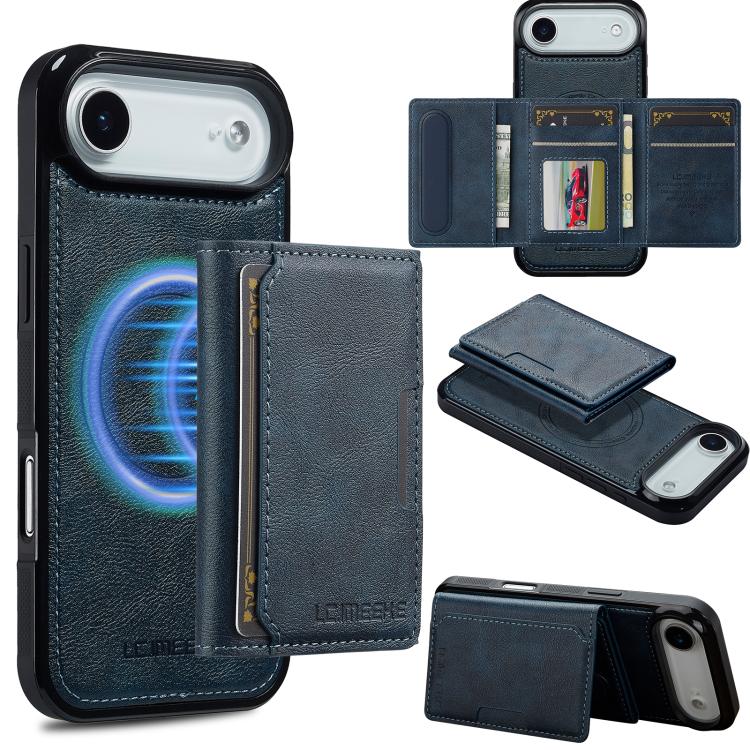 LC.IMEEKE L5 Series Detachable RFID Card Bag Magsafe Phone Case, For iPhone Air, For iPhone 16 Pro Max, For iPhone 16 Pro, For iPhone 16 Plus