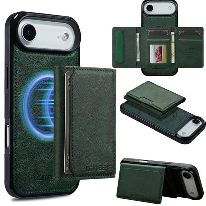LC.IMEEKE L5 Series Detachable RFID Card Bag Magsafe Phone Case, For iPhone Air, For iPhone 16 Pro Max, For iPhone 16 Pro, For iPhone 16 Plus