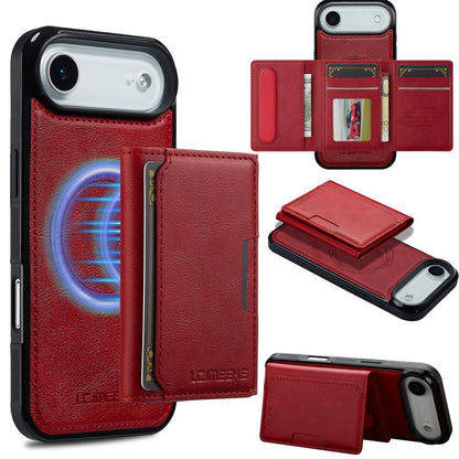 LC.IMEEKE L5 Series Detachable RFID Card Bag Magsafe Phone Case, For iPhone Air, For iPhone 16 Pro Max, For iPhone 16 Pro, For iPhone 16 Plus