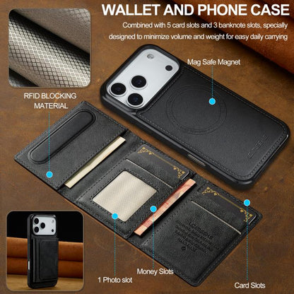 LC.IMEEKE L5 Series Detachable RFID Card Bag Magsafe Phone Case, For iPhone 18 Pro / 17 Pro, For iPhone 18 Pro Max / 17 Pro Max, For iPhone 17e / 16e, For iPhone 17