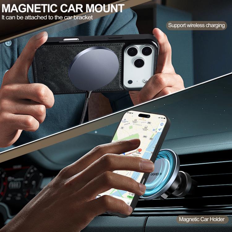 LC.IMEEKE L5 Series Detachable RFID Card Bag Magsafe Phone Case, For iPhone 18 Pro / 17 Pro, For iPhone 18 Pro Max / 17 Pro Max, For iPhone 17e / 16e, For iPhone 17