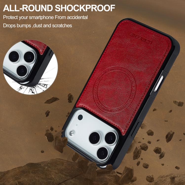 LC.IMEEKE Magsafe Phone Case, For iPhone 18 Pro / 17 Pro, For iPhone 18 Pro Max / 17 Pro Max, For iPhone 17e / 16e, For iPhone 17