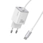 USAMS CC264 30W GaN Mini Type-C / USB-C Dual Port Fast Charger with Cable