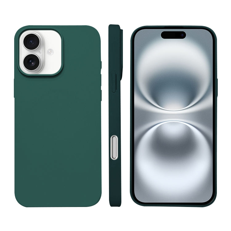 Liquid Silicone Phone MagSafe Case, For iPhone 16 Plus, For iPhone 16