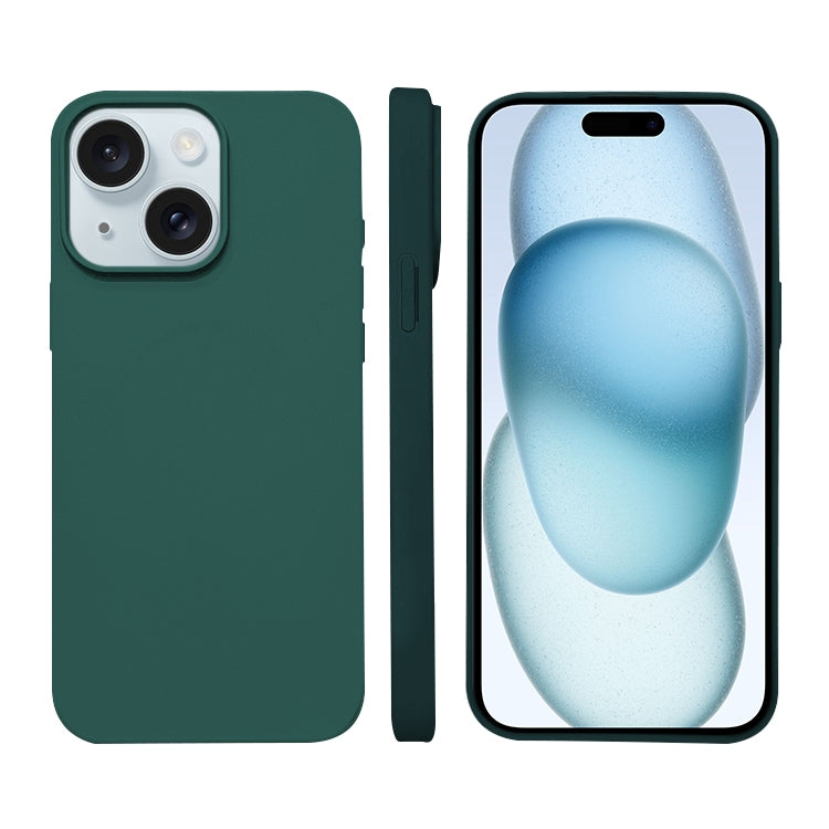 Liquid Silicone Phone MagSafe Case, For iPhone 15 Plus, For iPhone 15