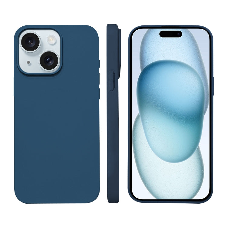 Liquid Silicone Phone MagSafe Case, For iPhone 15 Plus, For iPhone 15