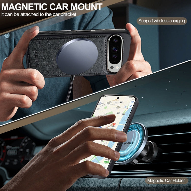 LC.IMEEKE L5 Series Detachable RFID Card Bag Magsafe Phone Case, For Google Pixel 9 / 9 Pro, For Google Pixel 8 Pro