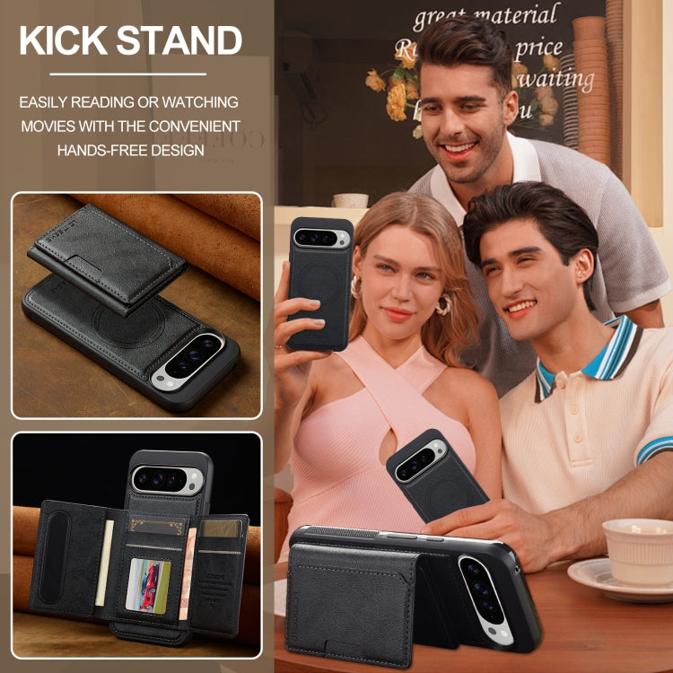 LC.IMEEKE L5 Series Detachable RFID Card Bag Magsafe Phone Case, For Google Pixel 9 / 9 Pro, For Google Pixel 8 Pro