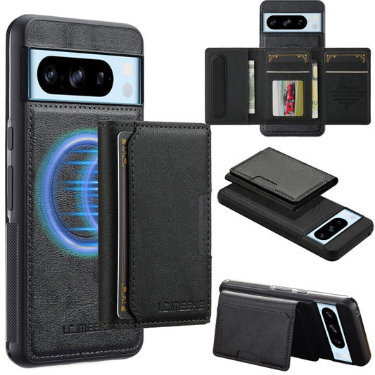 LC.IMEEKE L5 Series Detachable RFID Card Bag Magsafe Phone Case, For Google Pixel 8 Pro