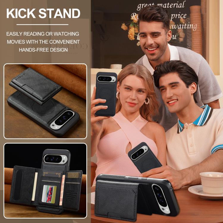 LC.IMEEKE L5 Series Detachable RFID Card Bag Magsafe Phone Case, For Google Pixel 10 Pro XL, For Google Pixel 10 / 10 Pro, For Google Pixel 9a, For Google Pixel 9 Pro XL