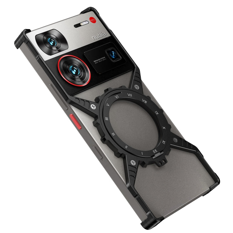 Gear Magnetic Holder Borderless Metal Phone Case