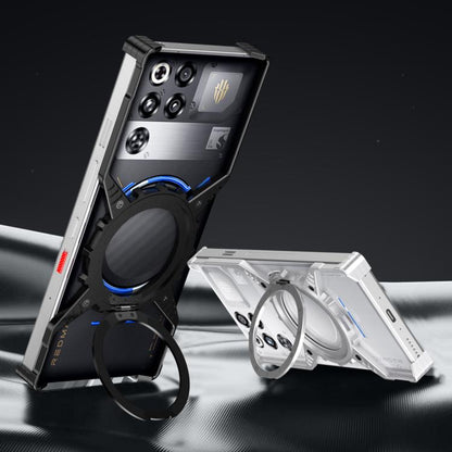 Mechanical Gear MagSafe Holder Borderless Metal Phone Case