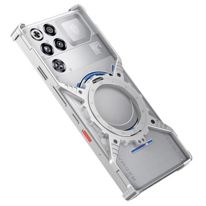 Mechanical Gear MagSafe Holder Borderless Metal Phone Case