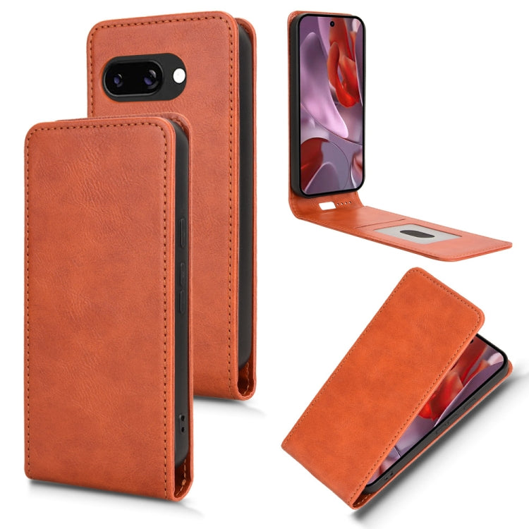 Magnetic Vertical Flip Leather Phone Case, For Google Pixel 9a, For Google Pixel 9 Pro XL, For Google Pixel 9