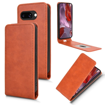 Magnetic Vertical Flip Leather Phone Case, For Google Pixel 9a, For Google Pixel 9 Pro XL, For Google Pixel 9