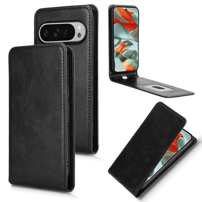 Magnetic Vertical Flip Leather Phone Case, For Google Pixel 9a, For Google Pixel 9 Pro XL, For Google Pixel 9