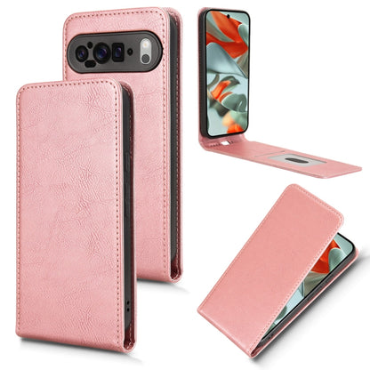 Magnetic Vertical Flip Leather Phone Case, For Google Pixel 9a, For Google Pixel 9 Pro XL, For Google Pixel 9
