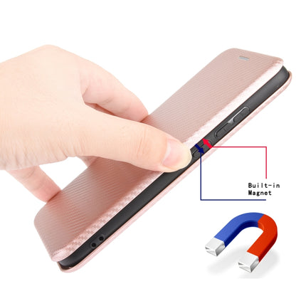 Carbon Fiber Texture Magnetic Horizontal Flip TPU + PC + PU Leather Case with Card Slot, For ZTE nubia Red Magic 5S, For ZTE Axon 11 5G, For ZTE Blade A3 Lite, For ZTE A1 ZTG01 5G