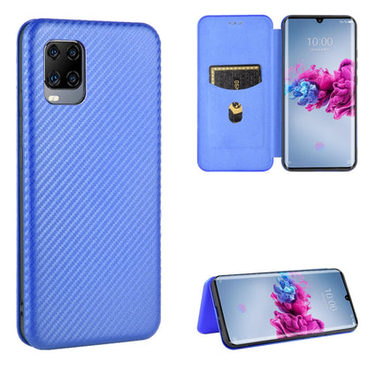 Carbon Fiber Texture Magnetic Horizontal Flip TPU + PC + PU Leather Case with Card Slot, For ZTE nubia Red Magic 5S, For ZTE Axon 11 5G, For ZTE Blade A3 Lite, For ZTE A1 ZTG01 5G