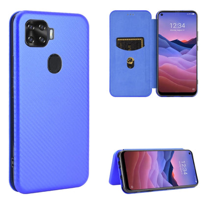 Carbon Fiber Texture Magnetic Horizontal Flip TPU + PC + PU Leather Case with Card Slot, For ZTE nubia Red Magic 5S, For ZTE Axon 11 5G, For ZTE Blade A3 Lite, For ZTE A1 ZTG01 5G