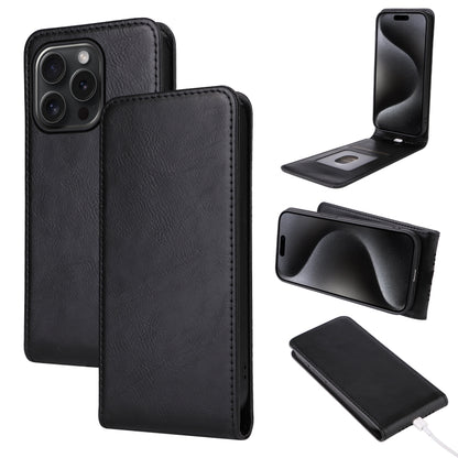 Magnetic Vertical Flip Leather Phone Case, For iPhone 17e / 16e, For iPhone 16 Pro Max, For iPhone 16 Pro, For iPhone 16 Plus, For iPhone 16, For iPhone 15 Pro