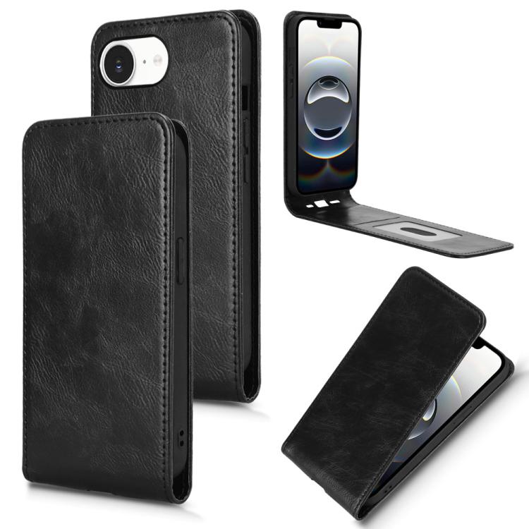 Magnetic Vertical Flip Leather Phone Case, For iPhone 17e / 16e, For iPhone 16 Pro Max, For iPhone 16 Pro, For iPhone 16 Plus, For iPhone 16, For iPhone 15 Pro