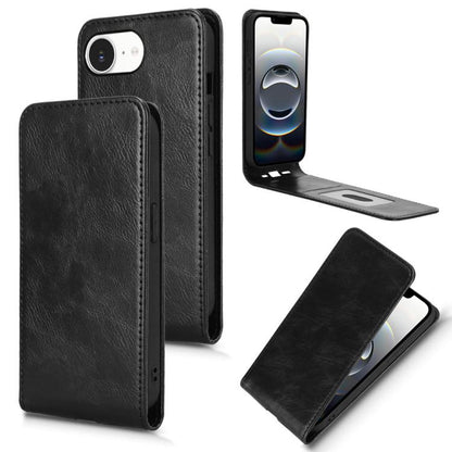 Magnetic Vertical Flip Leather Phone Case, For iPhone 17e / 16e, For iPhone 16 Pro Max, For iPhone 16 Pro, For iPhone 16 Plus, For iPhone 16, For iPhone 15 Pro