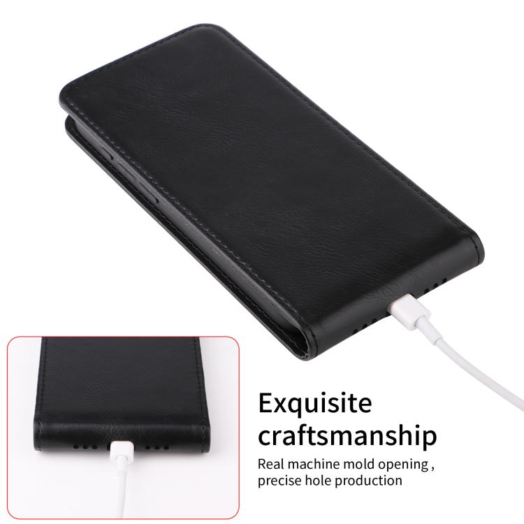 Magnetic Vertical Flip Leather Phone Case, For iPhone 17e / 16e, For iPhone 16 Pro Max, For iPhone 16 Pro, For iPhone 16 Plus, For iPhone 16, For iPhone 15 Pro