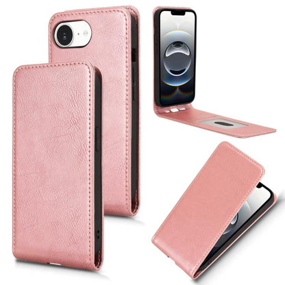 Magnetic Vertical Flip Leather Phone Case, For iPhone 17e / 16e, For iPhone 16 Pro Max, For iPhone 16 Pro, For iPhone 16 Plus, For iPhone 16, For iPhone 15 Pro