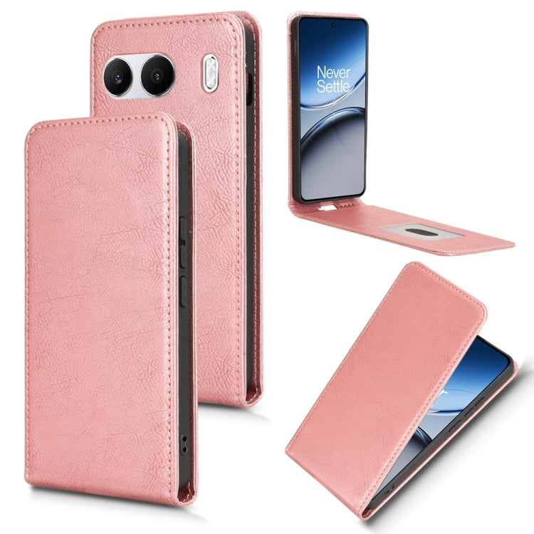 Magnetic Vertical Flip Leather Phone Case, For OnePlus Ace 5 / Ace 5 Pro, For OnePlus 13, For OnePlus Nord 4 5G