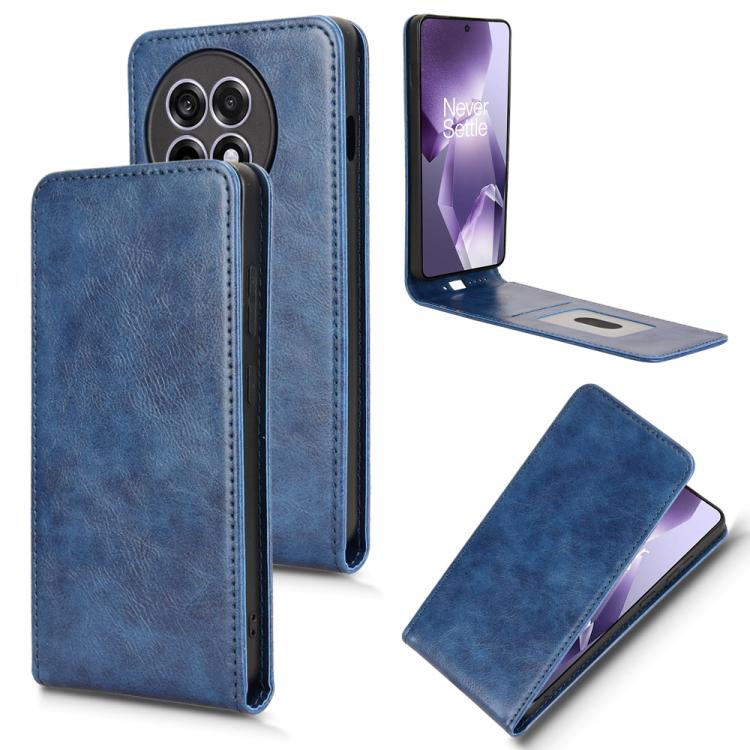 Magnetic Vertical Flip Leather Phone Case, For OnePlus Ace 5 / Ace 5 Pro, For OnePlus 13, For OnePlus Nord 4 5G