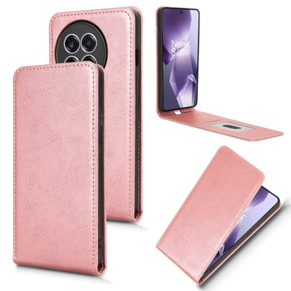 Magnetic Vertical Flip Leather Phone Case, For OnePlus Ace 5 / Ace 5 Pro, For OnePlus 13, For OnePlus Nord 4 5G