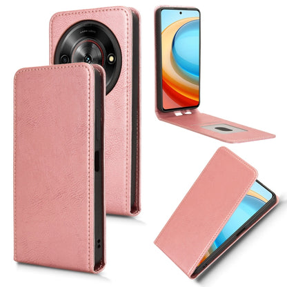 Magnetic Vertical Flip Leather Phone Case, For ZTE Axon 60 Lite / Blade V60 Vita, For ZTE Blade A75 5G, For ZTE Blade A75 4G, For ZTE nubia Z60S Pro, For ZTE Blade A35 / A55, For ZTE nubia Focus Pro