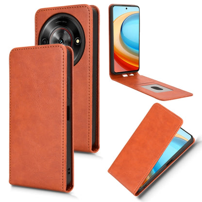 Magnetic Vertical Flip Leather Phone Case, For ZTE Axon 60 Lite / Blade V60 Vita, For ZTE Blade A75 5G, For ZTE Blade A75 4G, For ZTE nubia Z60S Pro, For ZTE Blade A35 / A55, For ZTE nubia Focus Pro