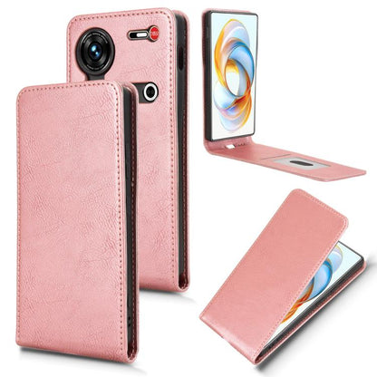 Magnetic Vertical Flip Leather Phone Case