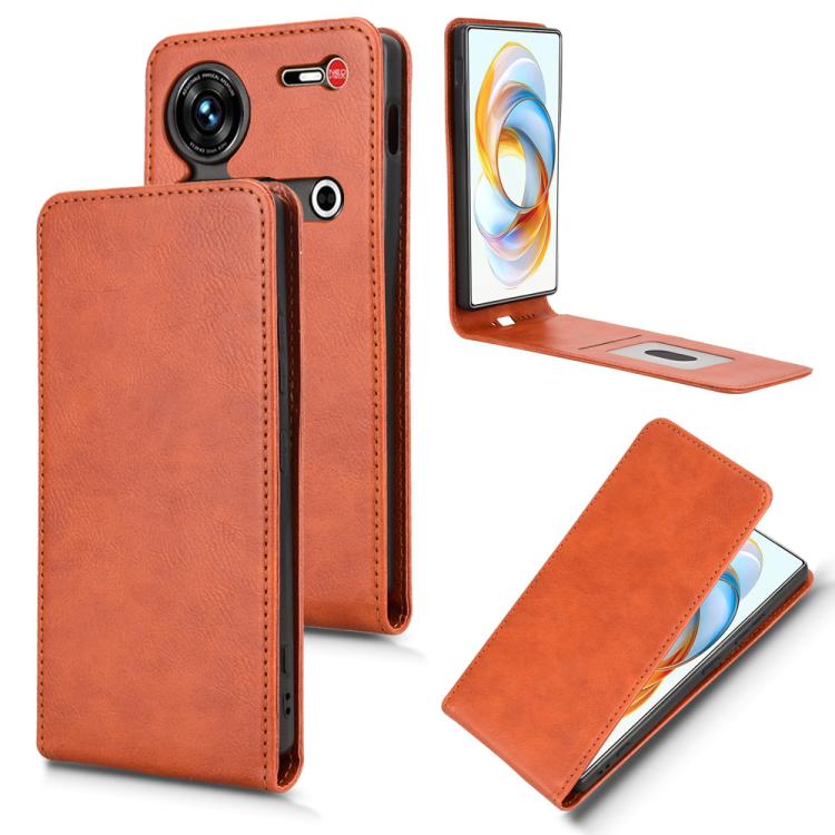 Magnetic Vertical Flip Leather Phone Case