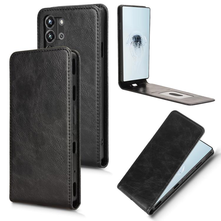 Magnetic Vertical Flip Leather Phone Case