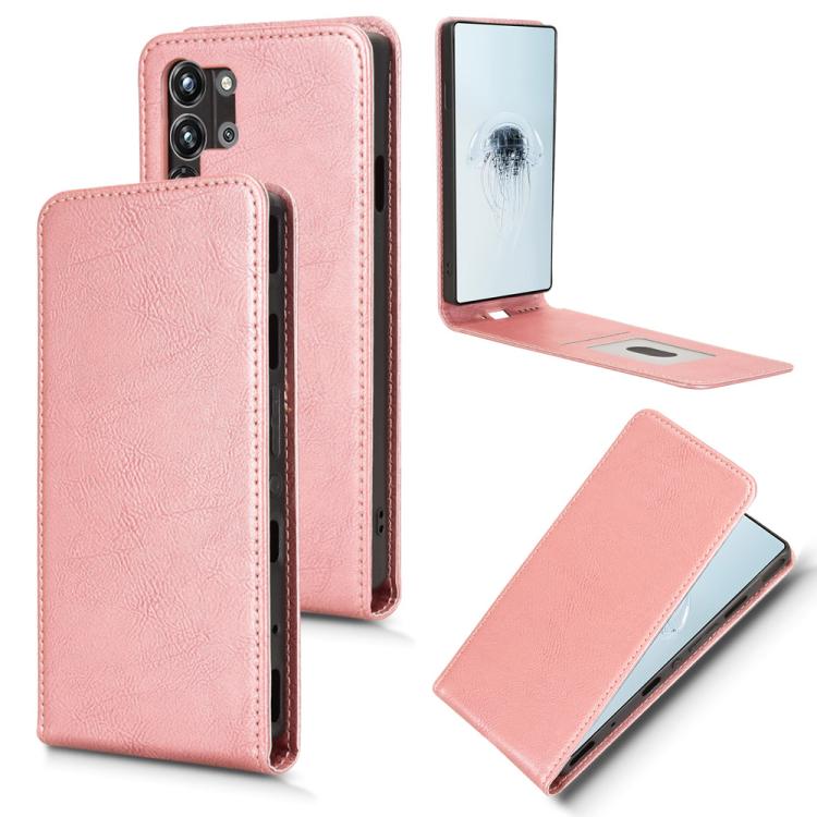 Magnetic Vertical Flip Leather Phone Case